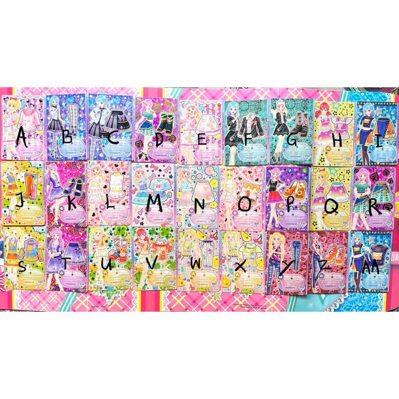 Aikatsu Friends Card Original Normal Unit Gold Lining Aine Mio Emma ...