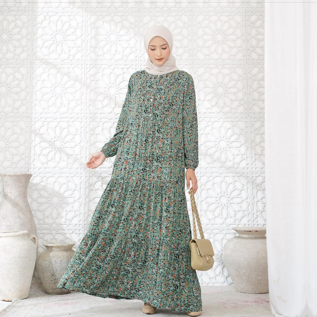 Gamis Adult Homey Dress Luna By Dianhijab.id - Viscose Rayon Material ...