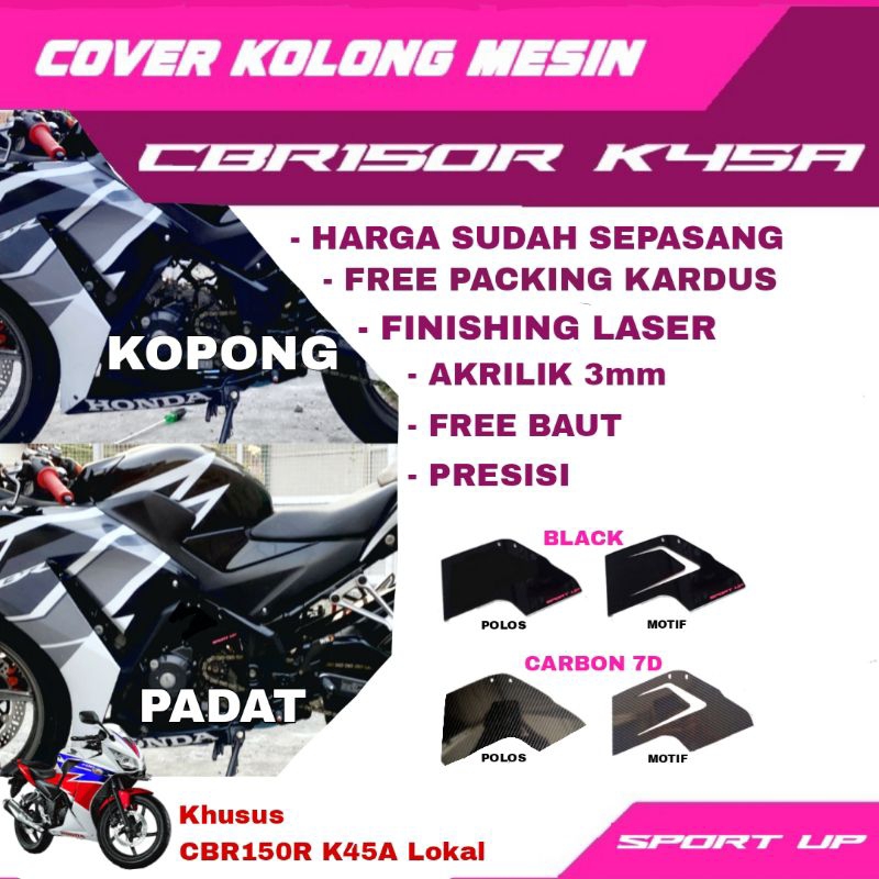 MESIN LOKAL Cover Under The Local Honda CBR150R Engine K45A Shopee