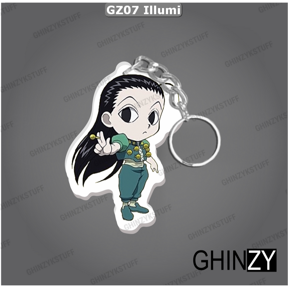GANTUNGAN Hunter X Hunter Series 1 Anime Acrylic Ganci Keychain Killua ...