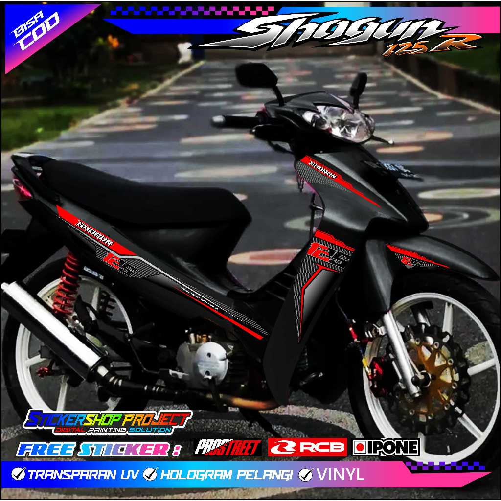 STRIPING VARIATIONS FOR SHOGUN 125 R MOTORCYCLES / STICKER LIST OF ...