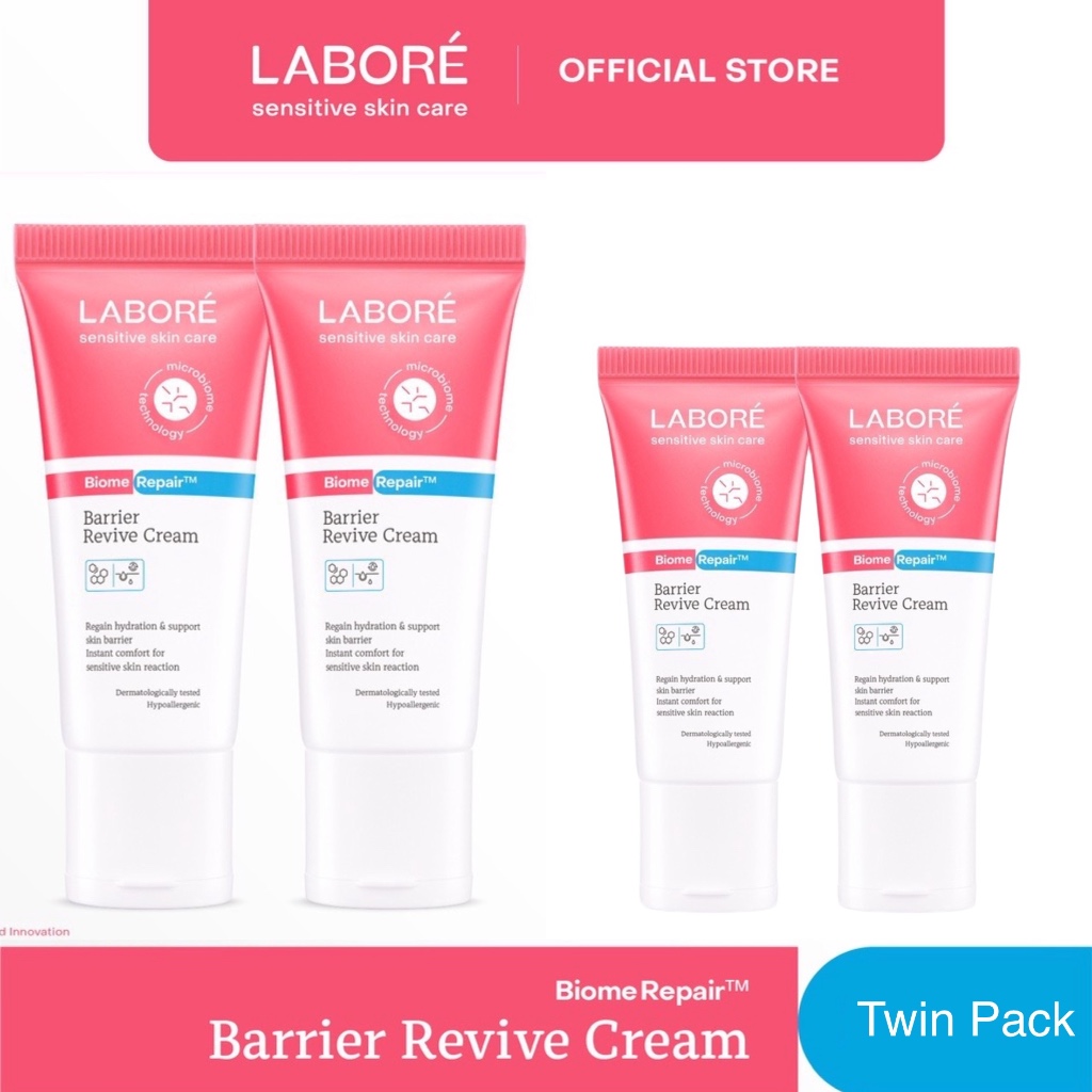 Labore BiomeRepair Barrier Revive Cream Twin Pack Indonesia/Facial ...
