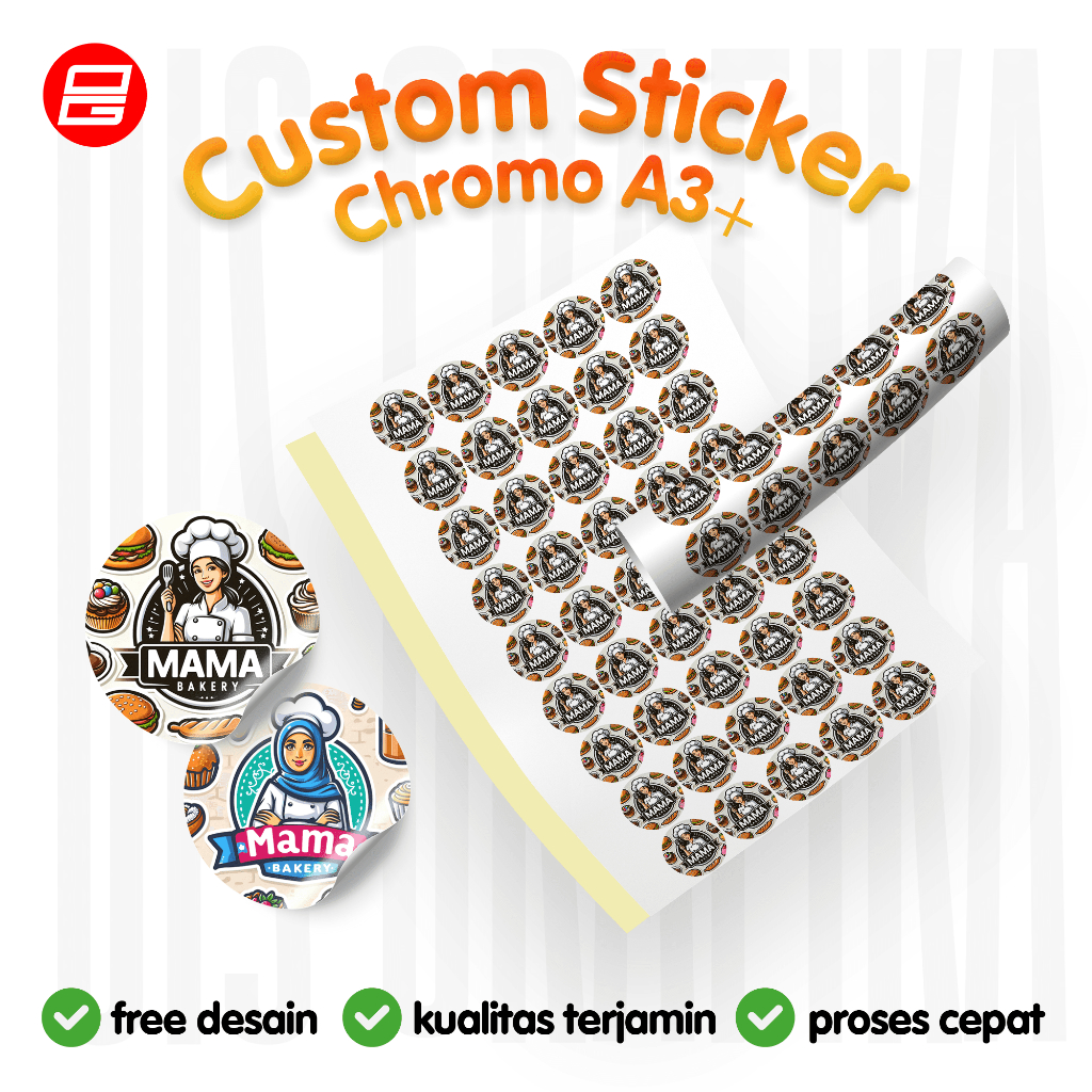 Print A3 Chromo Cut Stickers / Print Online Shop Food and Drink ...