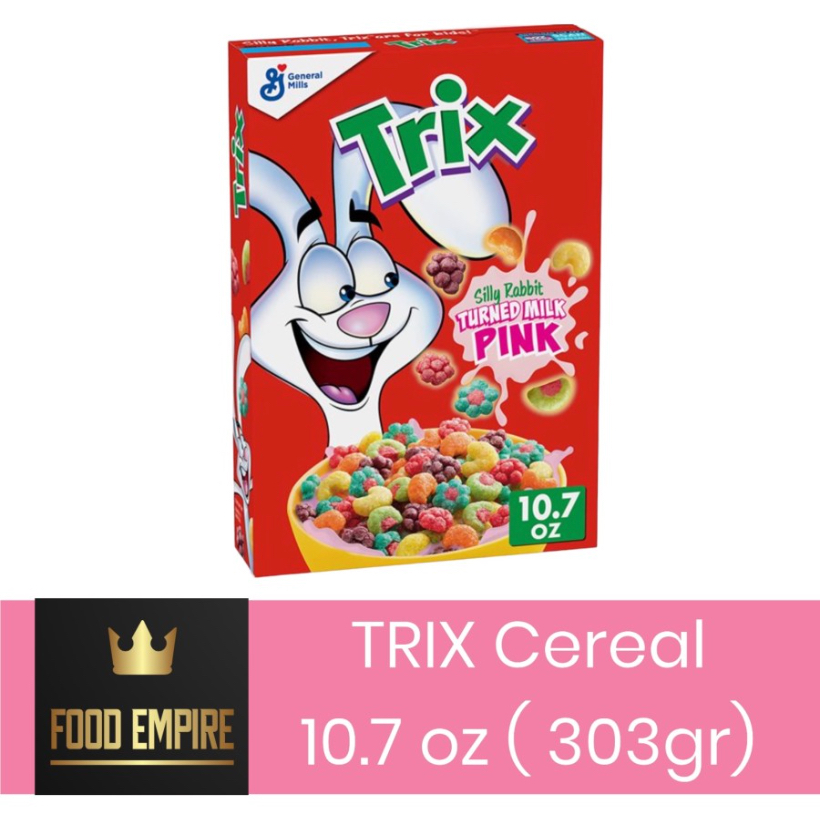 Trix Cereal 107 Oz Fruit Flavored Corn Puffs 303 Gr General Mills Shopee Malaysia 6443