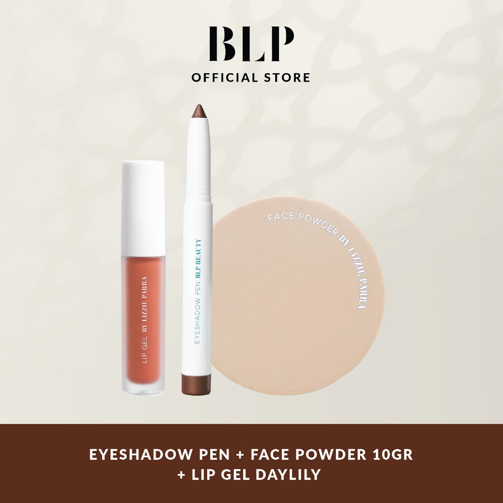 Blp Eyeshadow Pen x Face Powder 10gr x Lip Gel Daylily Raya Bundle Shopee Malaysia