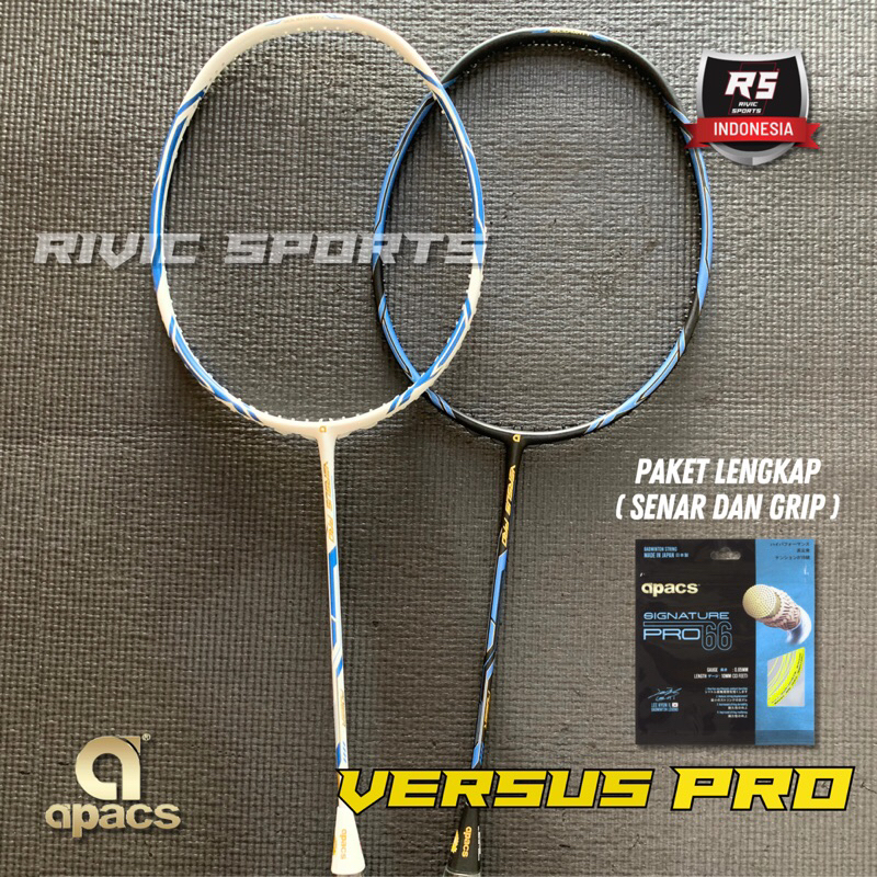 Apacs VERSUS PRO Badminton Racket Original 100% Strings and Grips ...