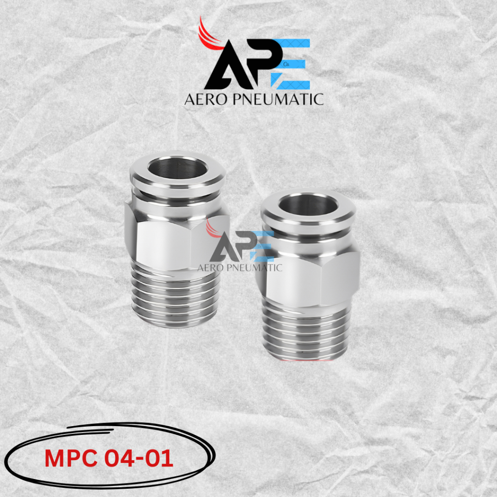 MPC 04-01 PNEUMATIC METAL PUSH-IN FITTING | Shopee Malaysia