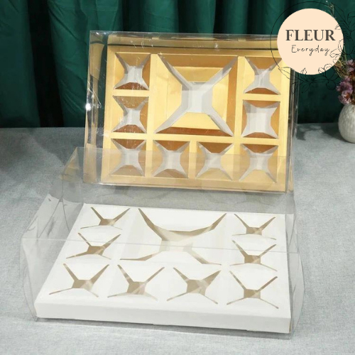 Bento box+8 CUPCAKE box packaging Birthday Cake hampers Christmas Eid ...