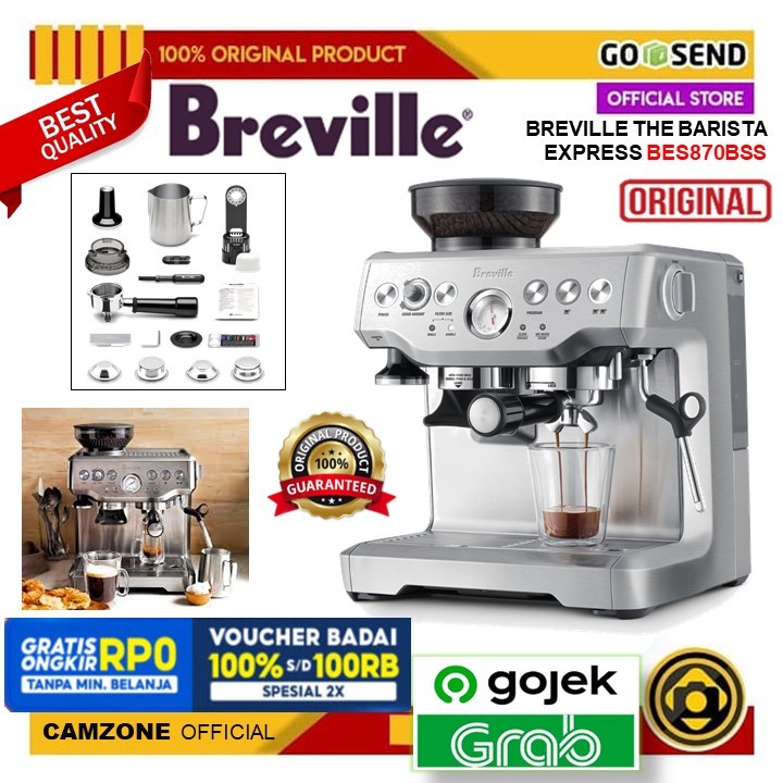 Breville The Barista Express BES870BSS | Shopee Malaysia