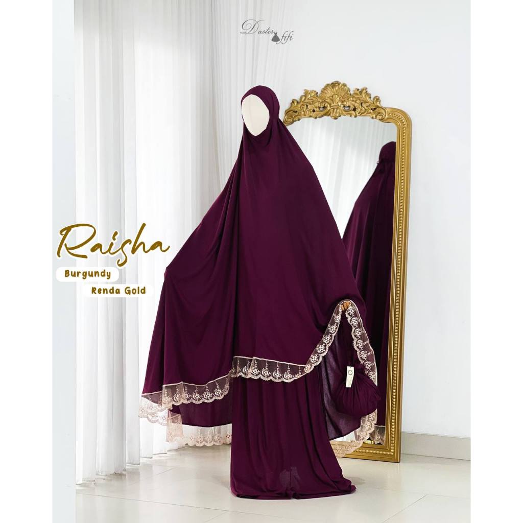 Mukena RAISHA BY DASTER FIFI / MUKENA SUPER JUMBO / MUKENA PREMIUM ...