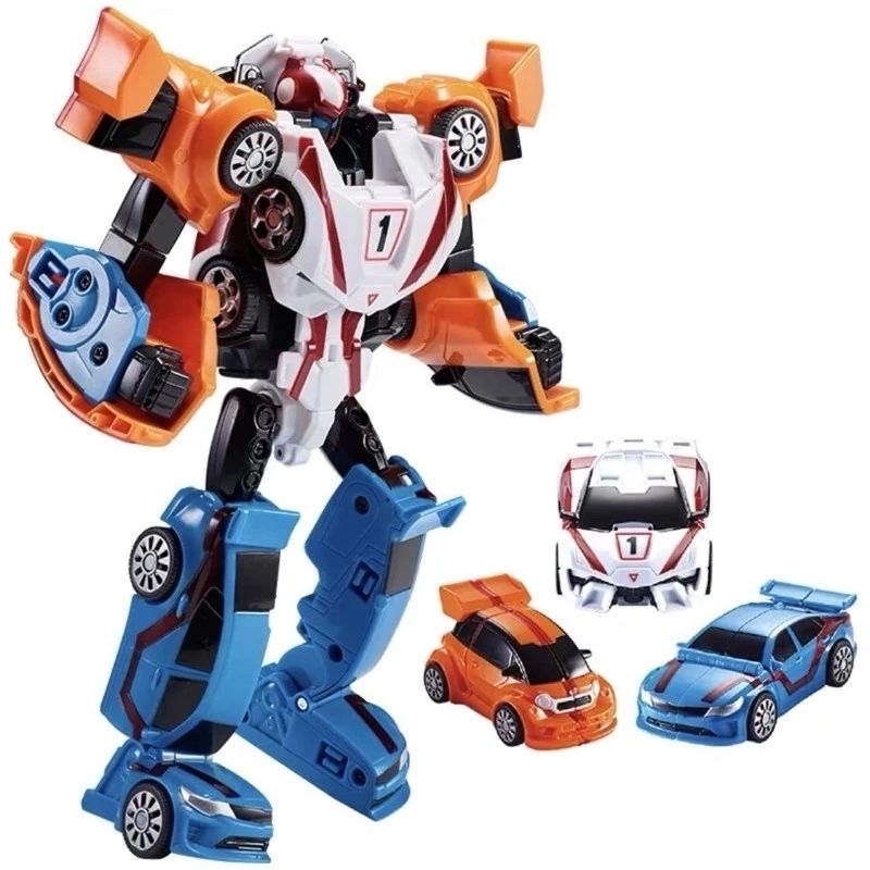 Robocar 3 in 1 Mini Champion Robot Toy Transformer Robot | Shopee Malaysia