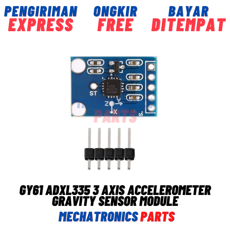 Gy61 ADXL335 3 Axis Accelerometer Gravity Sensor Module GY-61 Angle ...