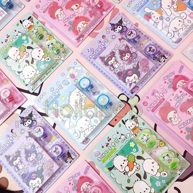 Hop Memo Notes Stamp Kuromi Cinnamoroll My Melody Pochacco 