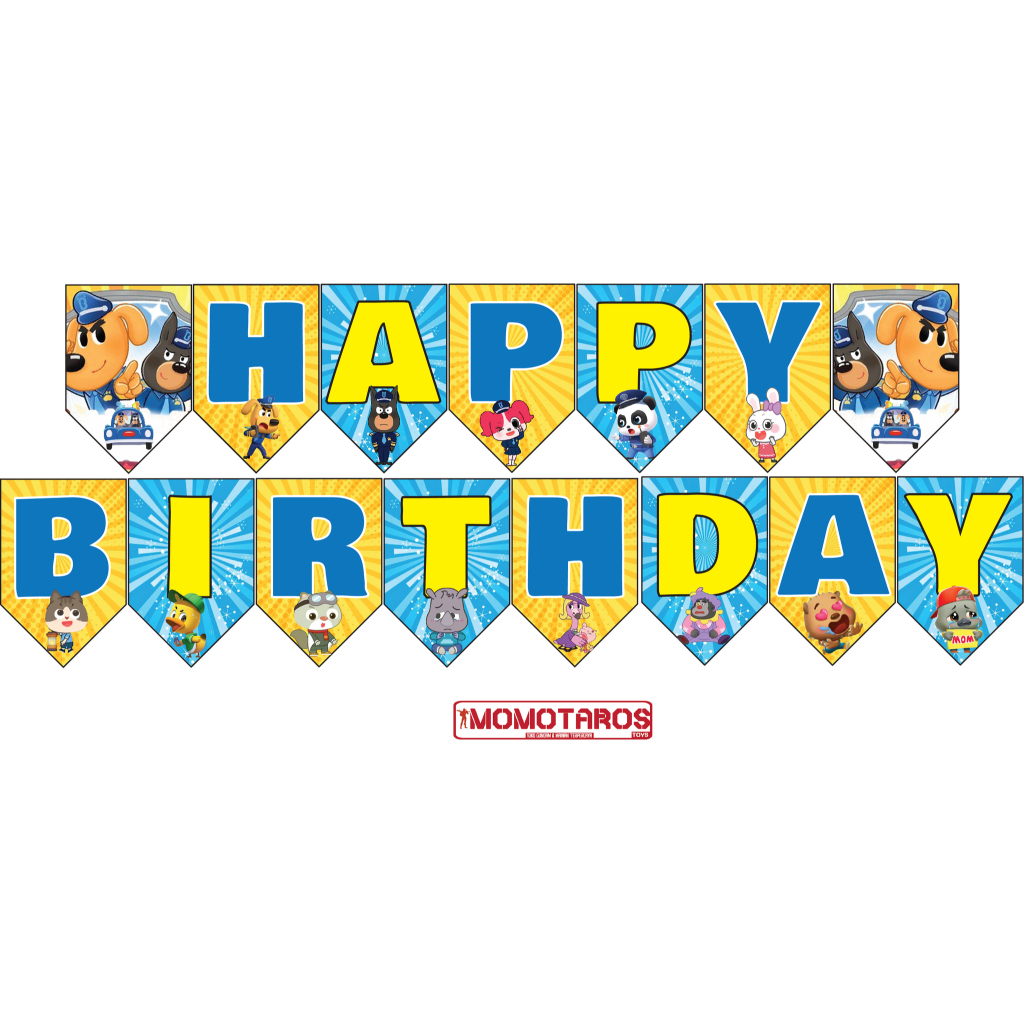 HBD Sheriff Labrador banner | Shopee Malaysia