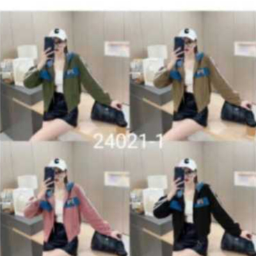 Denim Corduroy Crop Jacket 24021 (1Series 4 Colors) | Shopee Malaysia