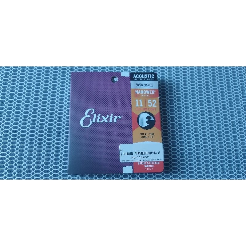 Elixir Guitar String Original USA 1152 Shopee Malaysia