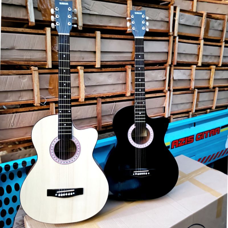 Kayu Yamaha Acoustic Guitar Free Complete Wood Packing Shopee Malaysia