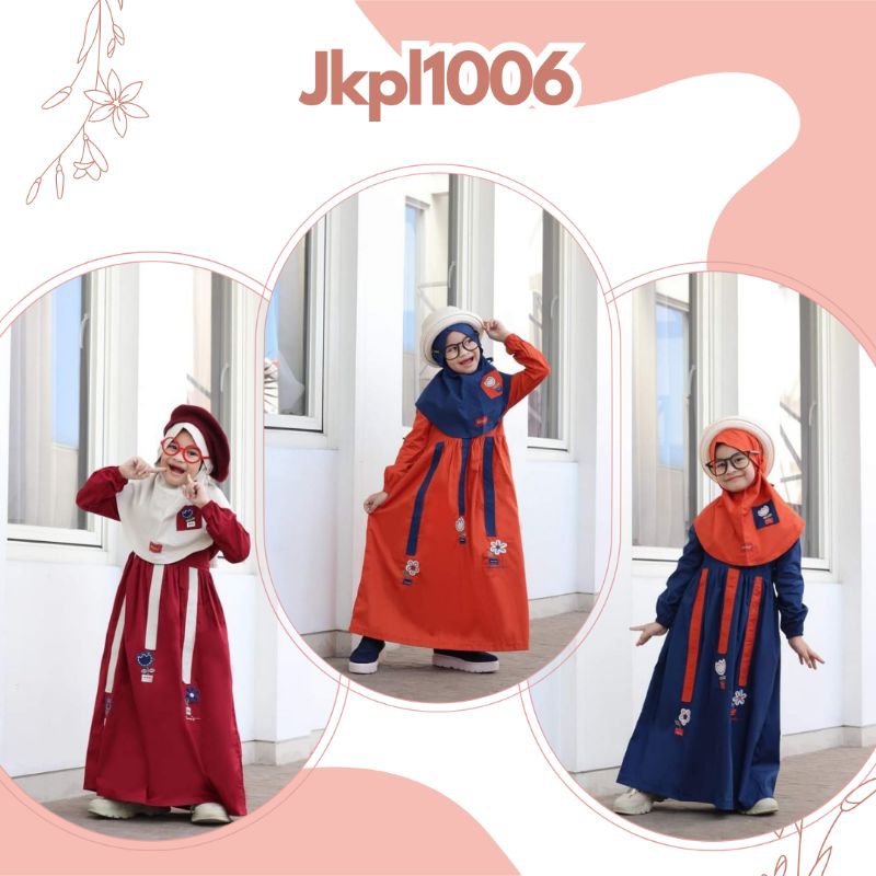 KATUN Newest Dannis Children's Abaya Jkpl1006 Dress Cotton Embroidery ...