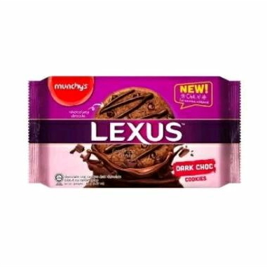 Lexus MUNCHYS DARK CHOC COOKIES 189g Contents 7 Sachets | Shopee Malaysia