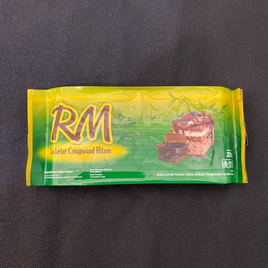 Chocolate Bar RM 500gr/Chocolate Block RM (Dark Chocolate Compound ...