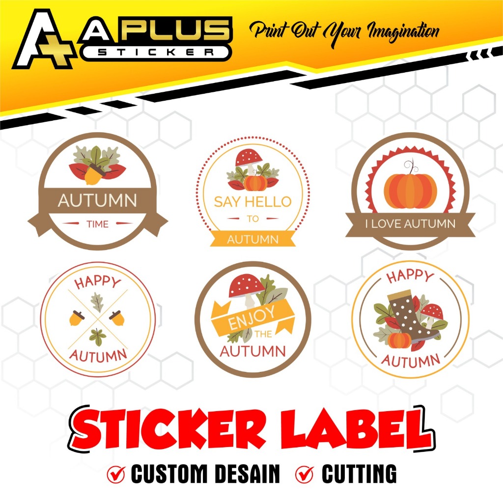 Print Custom Vinyl Label Stickers/A3 Packaging Labels (Cutting ...