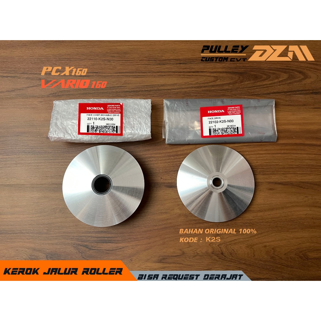 Pulley Pulley Pulley set custom roller RACING house for PCX 160 VARIO ...