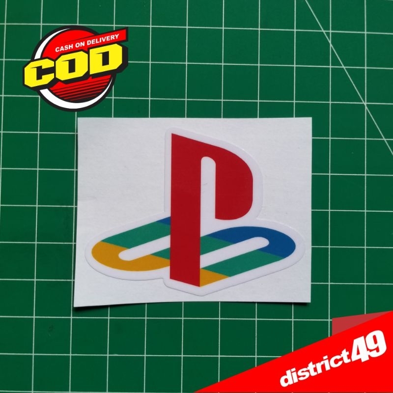 Play STATION LOGO Sticker - Waterproof Laminate Print Sticker For ...