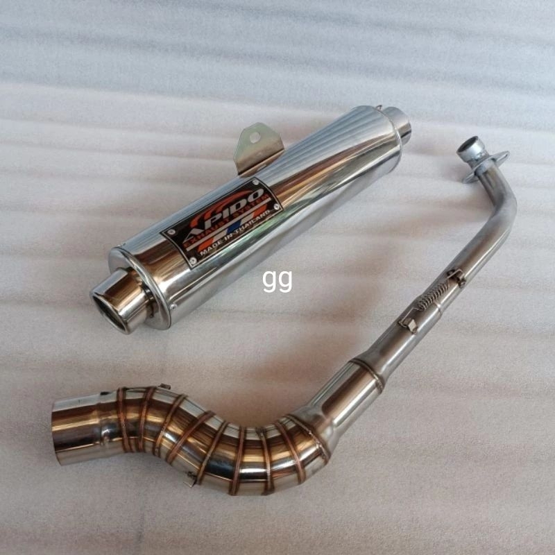 Hootspeed Apido Muffler Pipe For Xrm 125 Fury Wave 110 Rs Smash 115 Raider J Shopee Malaysia 1456