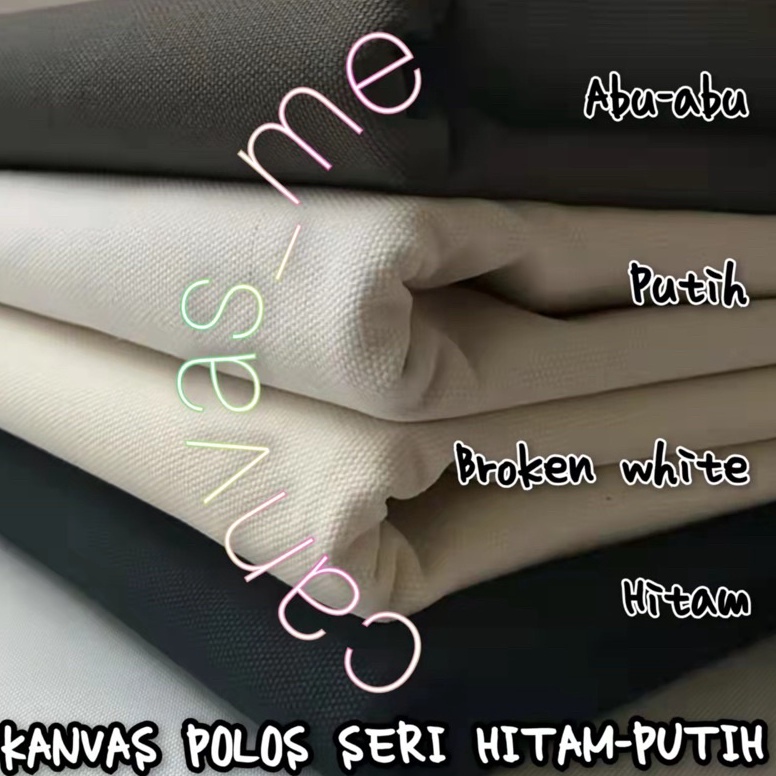 Q18 Plain Canvas Series Black And White Shopee | Shopee Malaysia