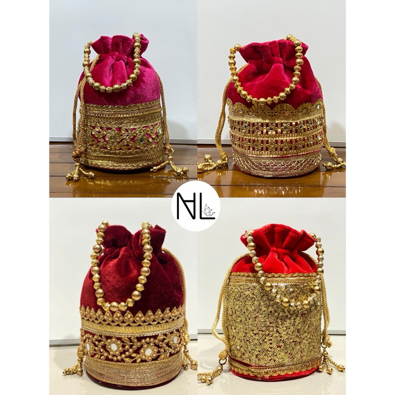Original Indian Party Bag (Drawstring Bag) | Shopee Malaysia