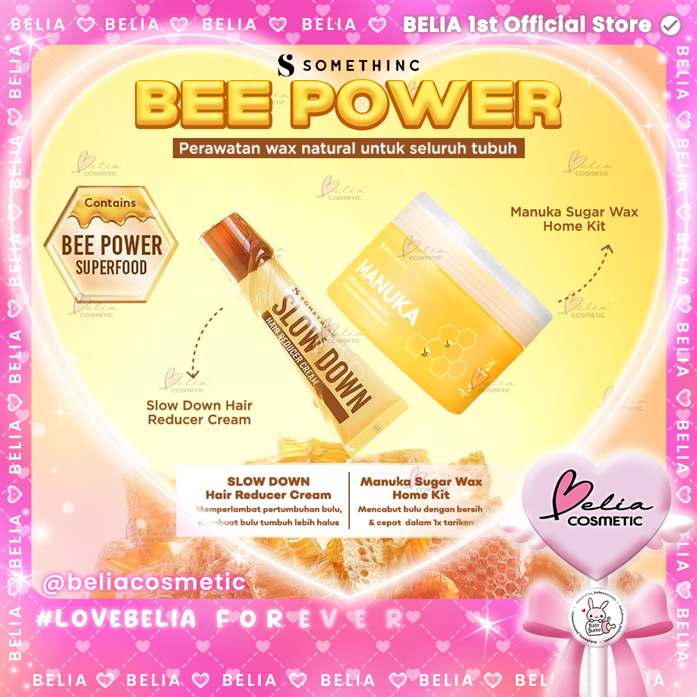 Belia SOMETHINC Manuka Sugar Wax Home Kit (Natural Waxing for Body ...