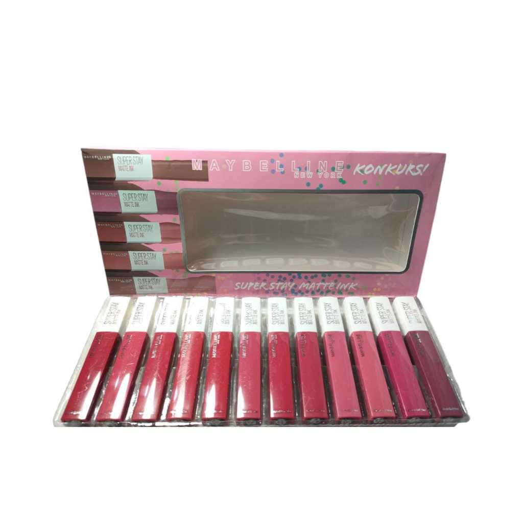 [PERLUSIN] LIPCREAM Myb MATTE BARCODE BOARD MYB Superstay mate INK/ Lip ...