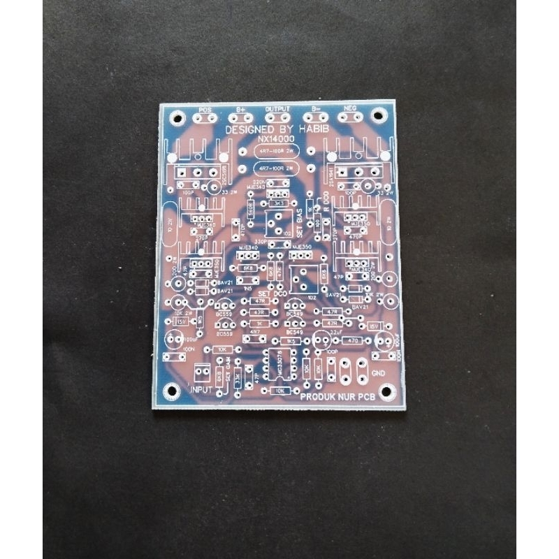 PCB Power Amplifier NX14000 NX 14000 Builtup FR4 Designed By Habib