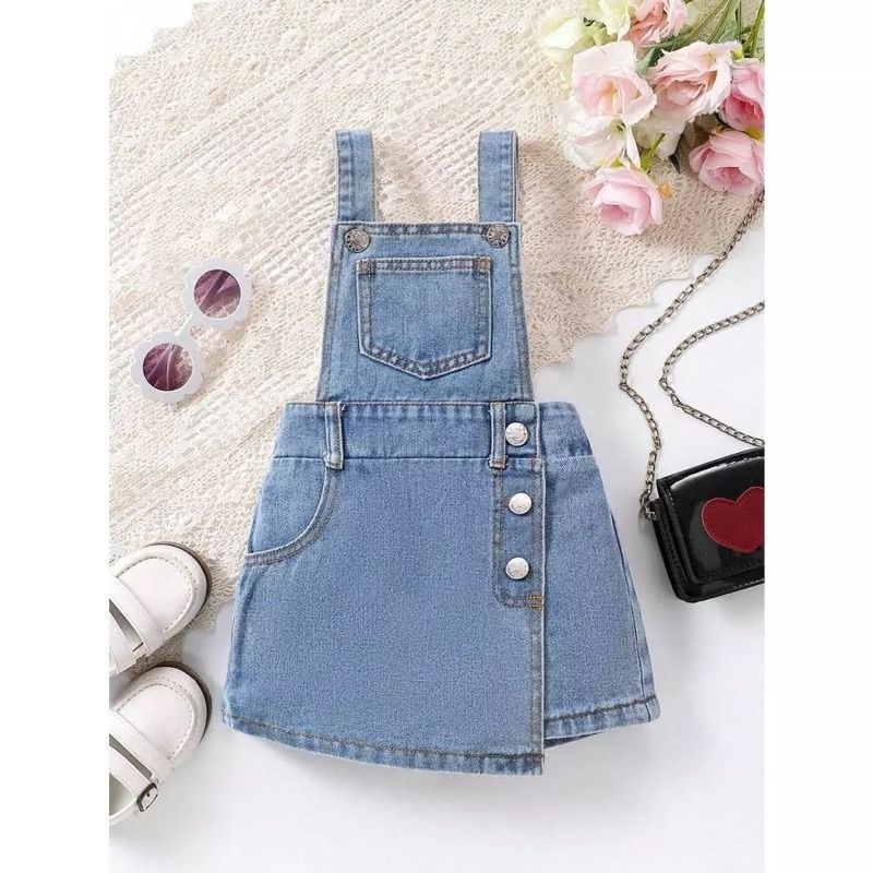 Overalls Skirt Shorts for Children 1-7 Years Shopee Malaysia
