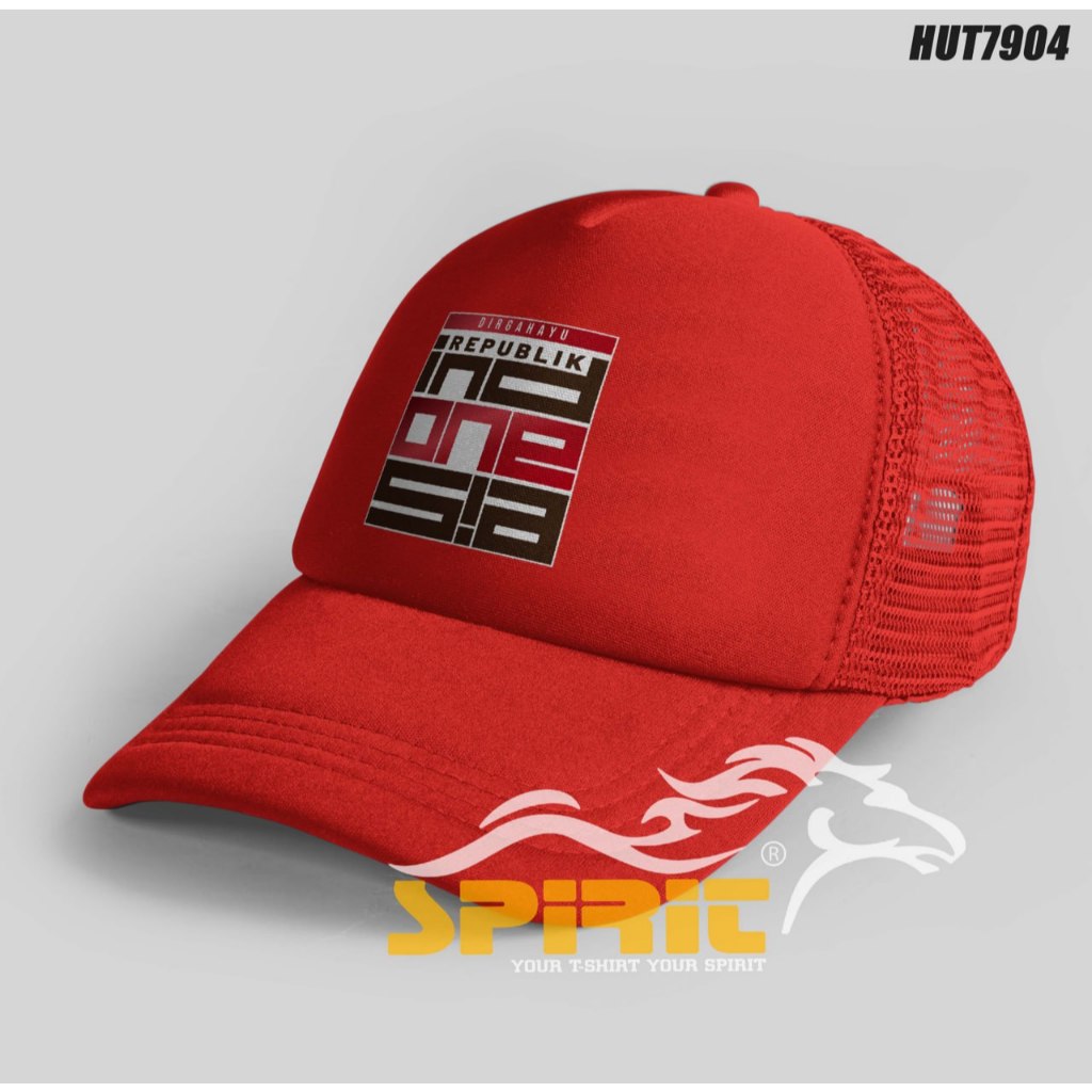 Indonesian Independence Day Trucker Hat l Indonesia Merdeka Net Hat ...