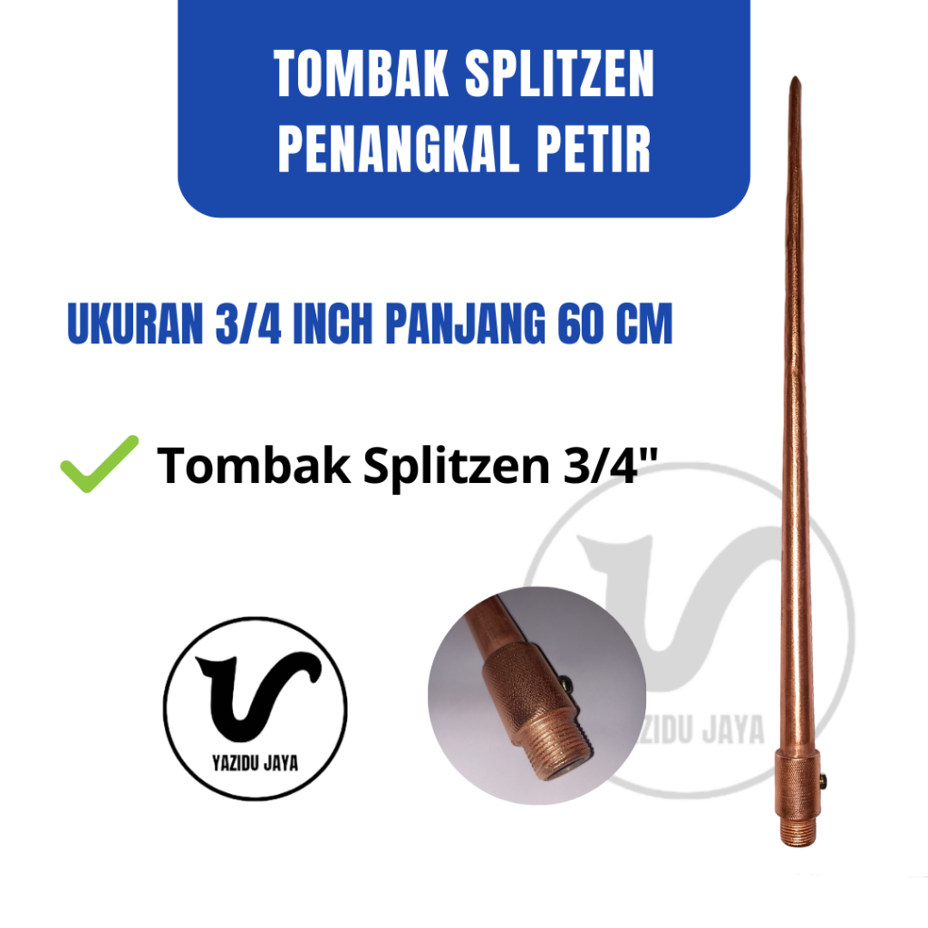 Splitzen Spear Anti-Lightning Protection for House Roofs Electric ...