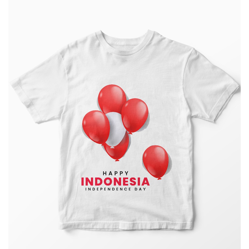 Independence Day Baloon Children's T-shirt Republic of indonesia's 79th ...