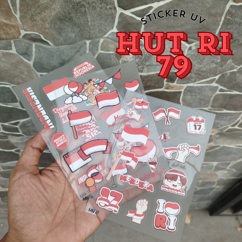 Sticker Pack Indonesia Independence Sticker Helmet Body Motorcycle ...