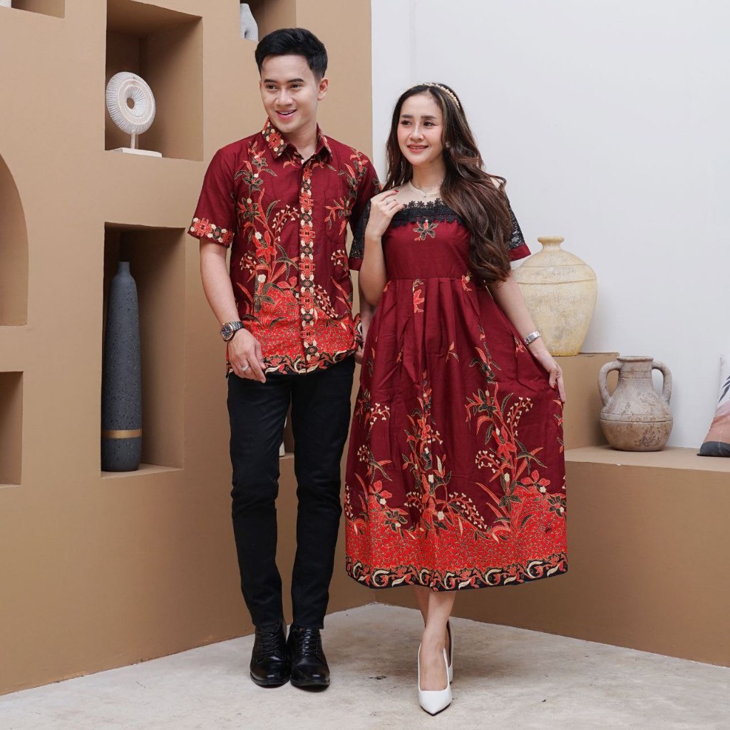 Elegant Long Dress Batik Enchanted Elegant Batik Dress For Women
