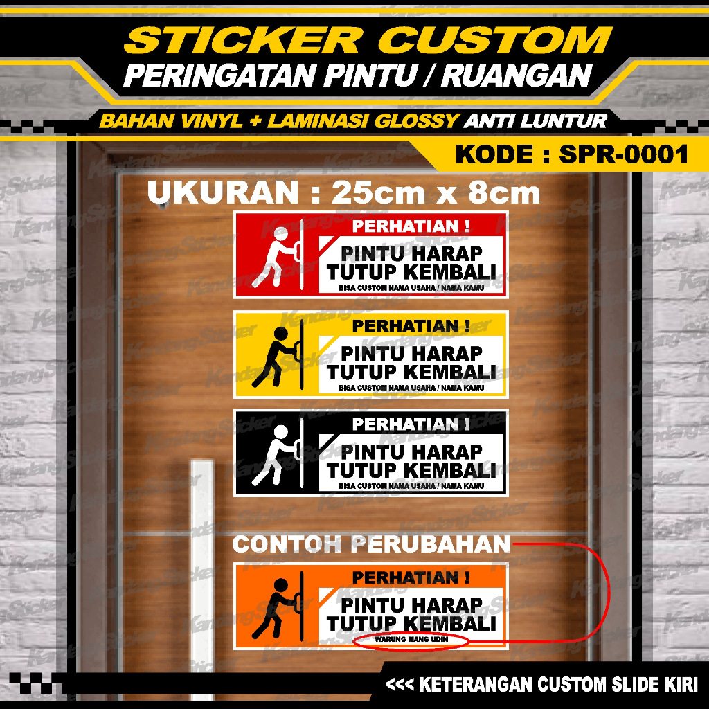 Door STICKER Please Close Back STICKER SIGNAGE STICKER Office STICKER ...