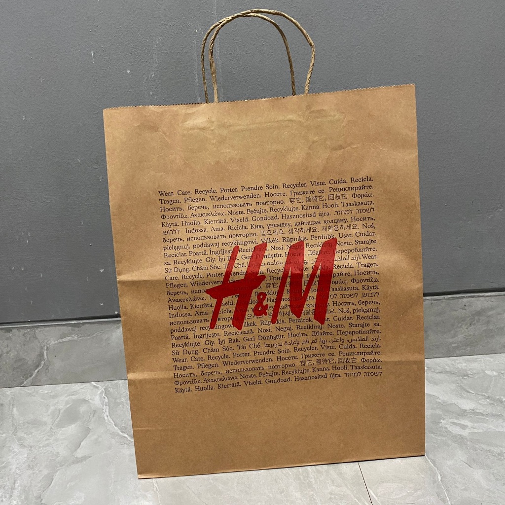 Paper Bag Pull&Bear H&M ZARA UNIQLO BERSHKA STRADIVARIUS