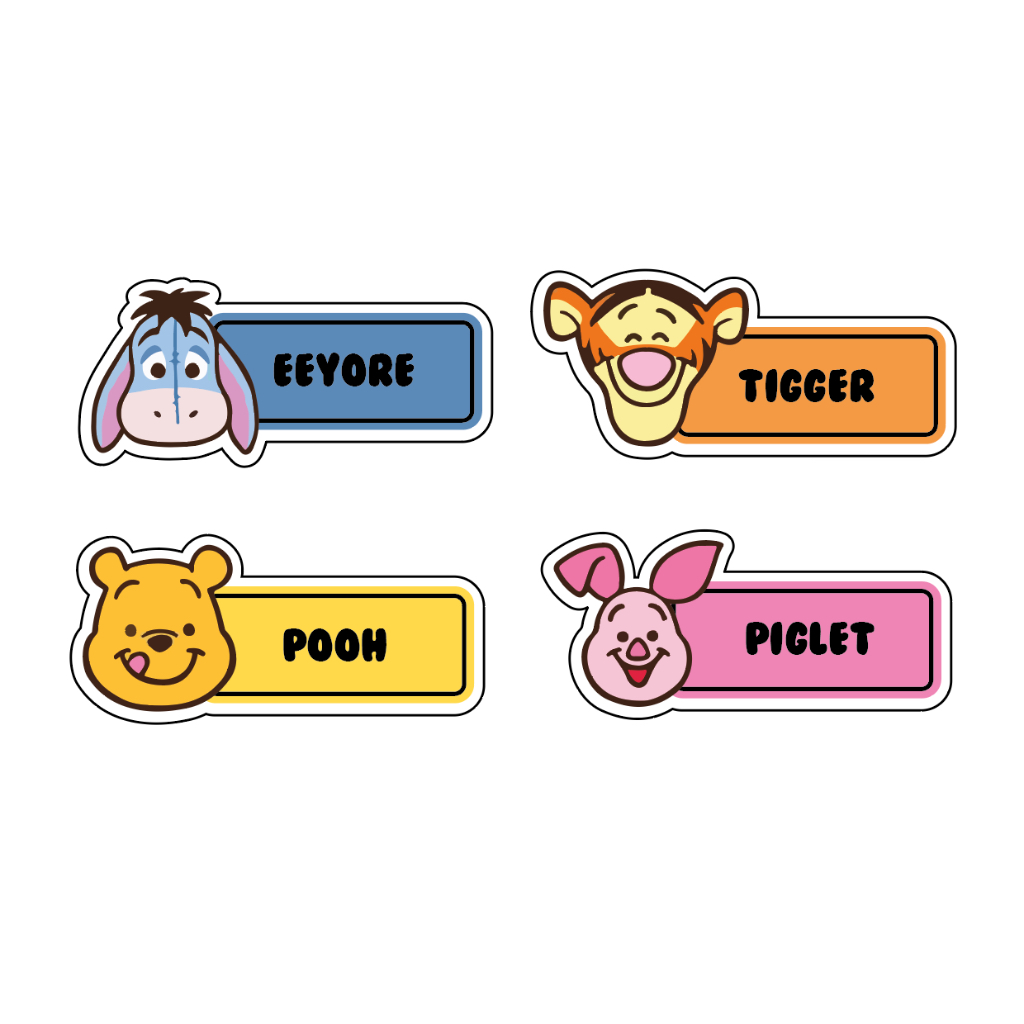 Magnetic Nametag Chest Name Tag Cute School Children Name Tag Sekolah ...