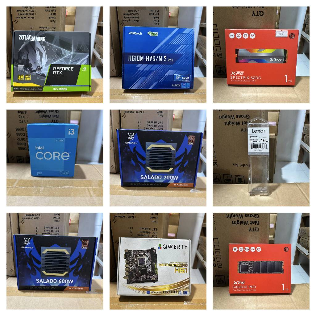EMPTY COMPUTER COMPONENTS BOX EMPTY BOX/ IN GOOD CONDITION | Shopee ...
