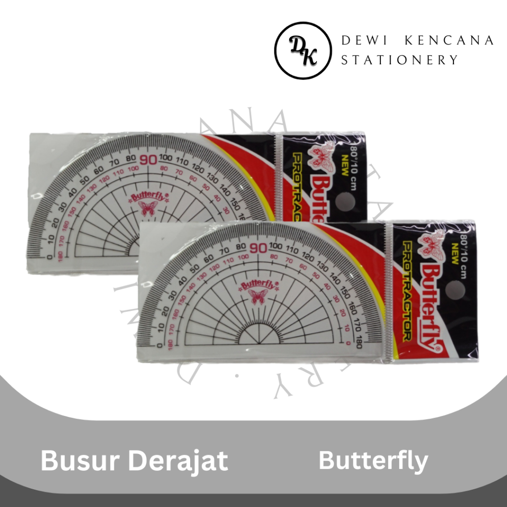 Butterfly/ Plastic Protractor Butterfly Protractor Ruler | Shopee Malaysia