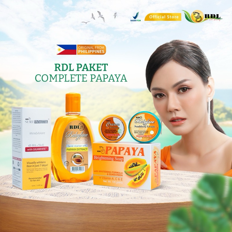 Original RDL Package Complete SureWhite 1 2 3 - Brightens Evens Skin ...