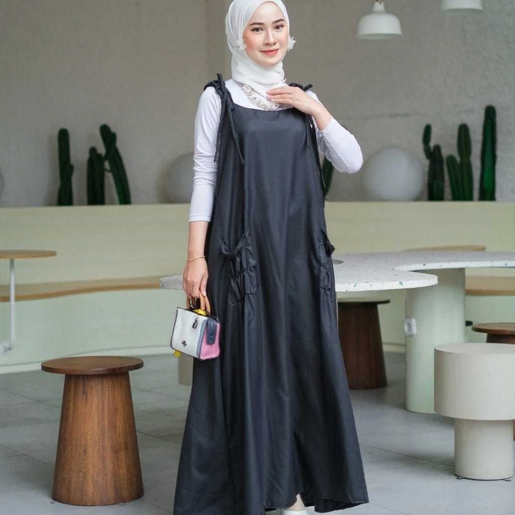 Ritasa Overalls Adult Skirt JUMPSUIT MUSLIMAH FASHION Contemporary STYLE Frog Clothes Girls Clothing Shopee Malaysia