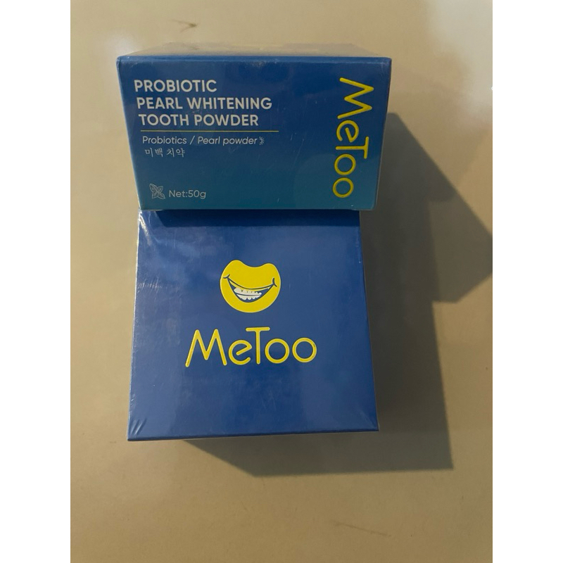 Metoo PROBIOTIC PEARL WHITENING TOOTH POWDER / meeto teeth WHITENING ...