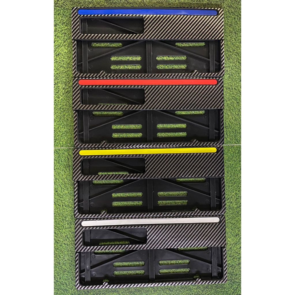 Original Quality Flash Carbon Number Plate Holder Carbon Plate Frame Can Be Used For All Types