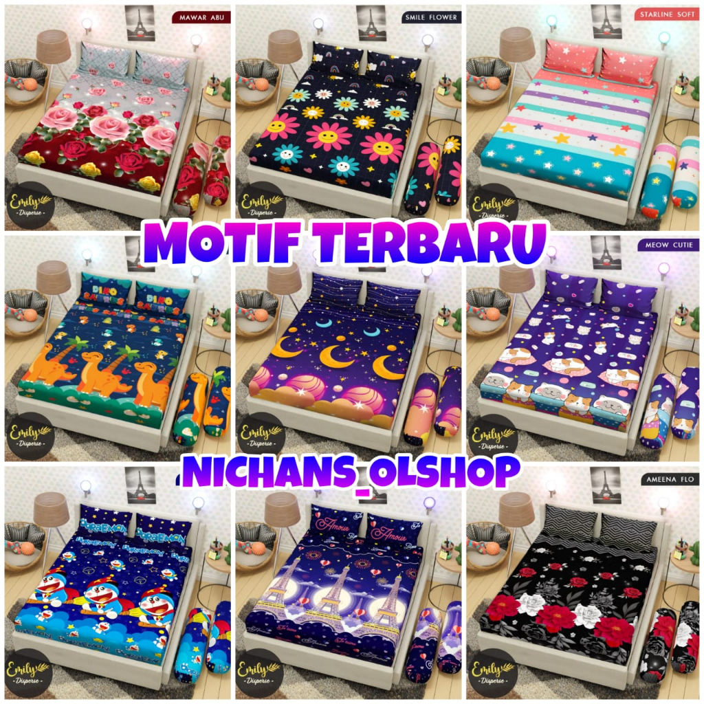 Children's Bed Sheet With Character MOTIF SIZE 120X200, 180X200