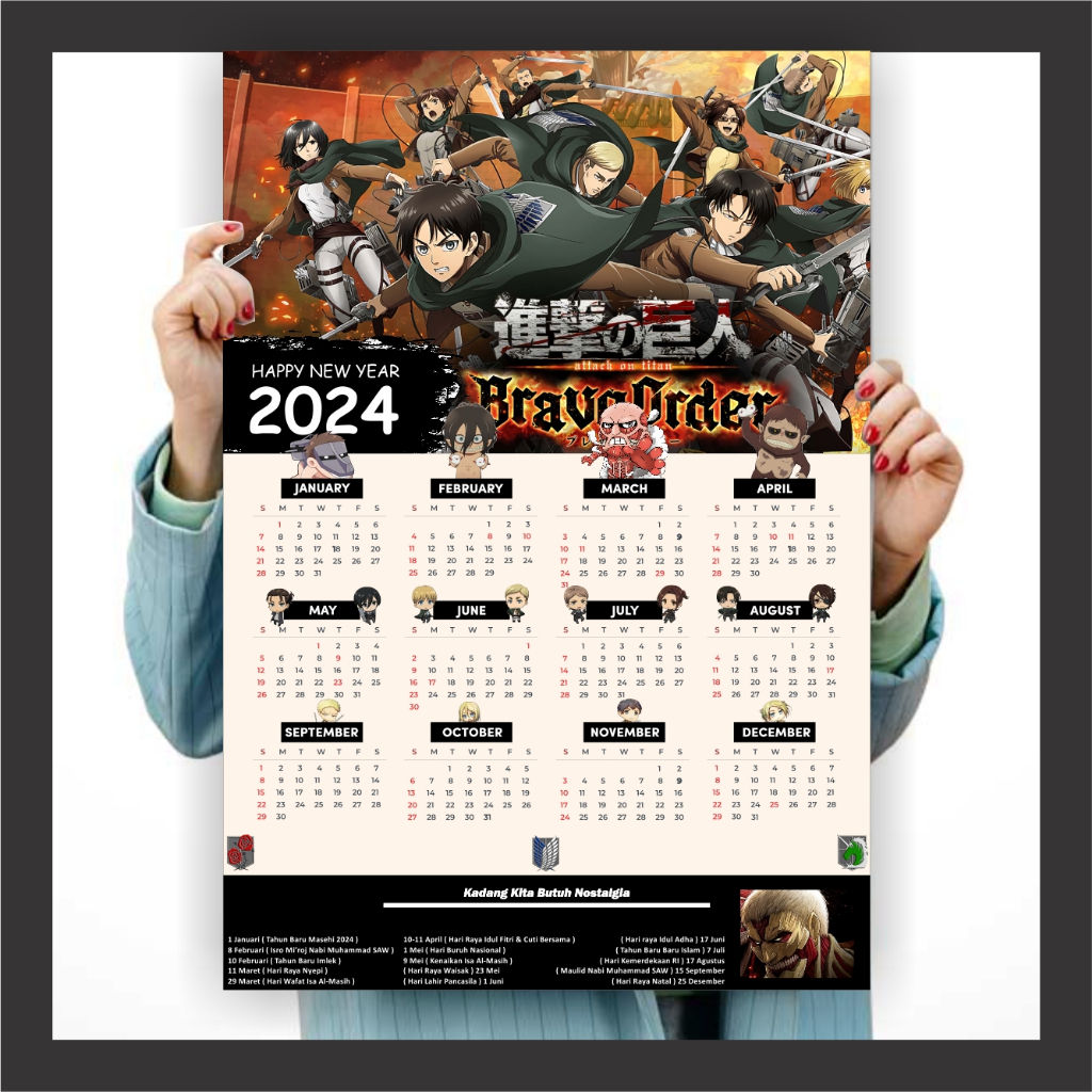 2024 Anime Calendar A4 Complete Anime Poster 2024 Anime Calendar   Id 11134207 7r98q Llarvxuz9s8h5f